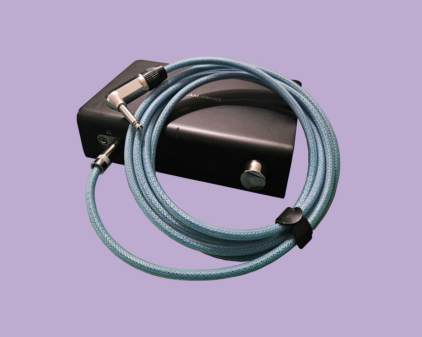 Cable Instrument BASS/ Guitare MONO 3 mètres CYAN