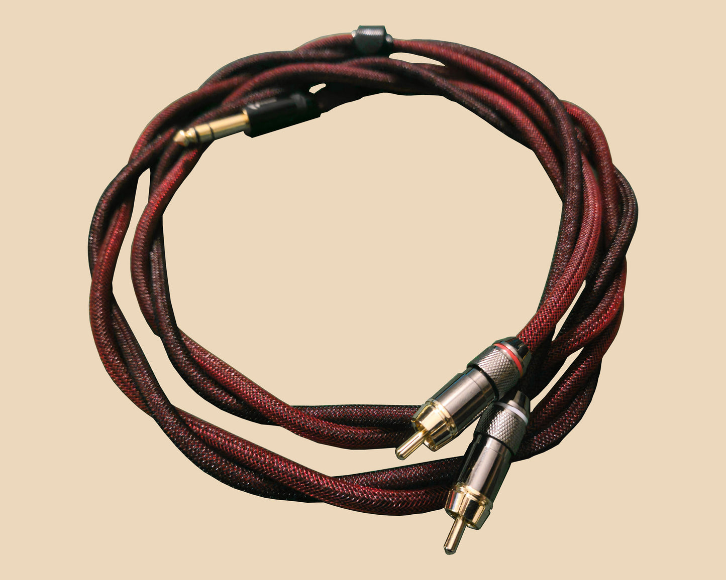 Cable audio RCA Rouge/noir Mix 1.5 M