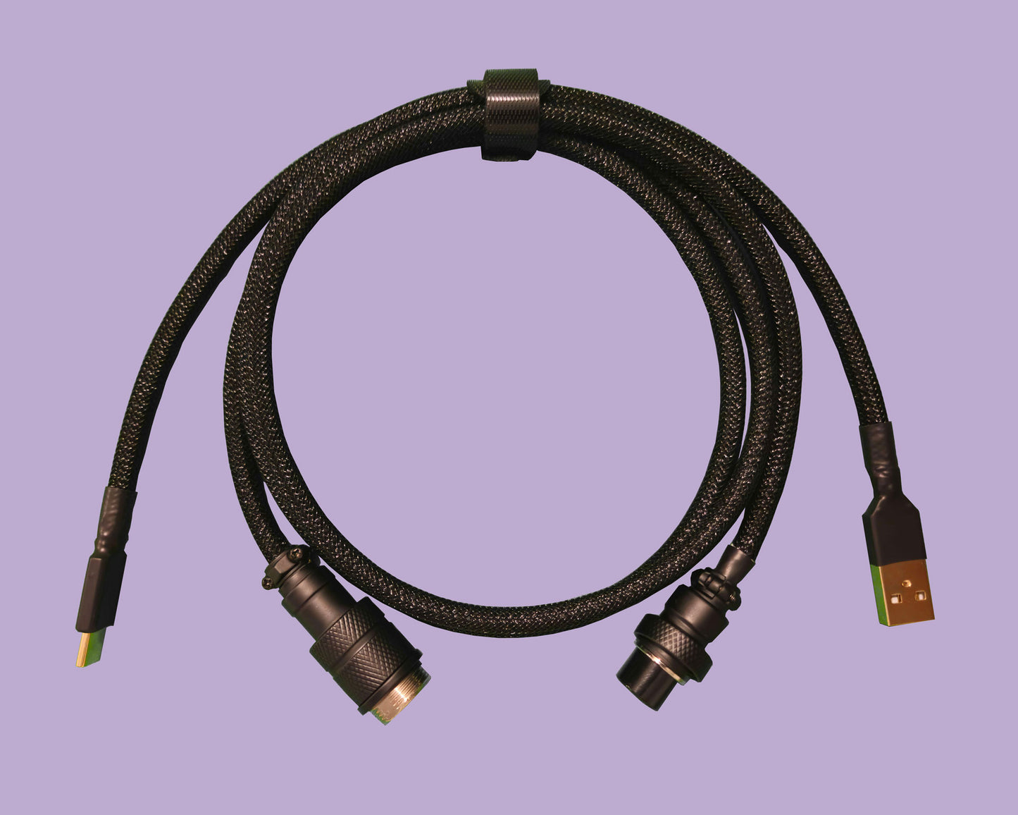 Cable Clavier Aviator Noir sur Noir 1,5 M