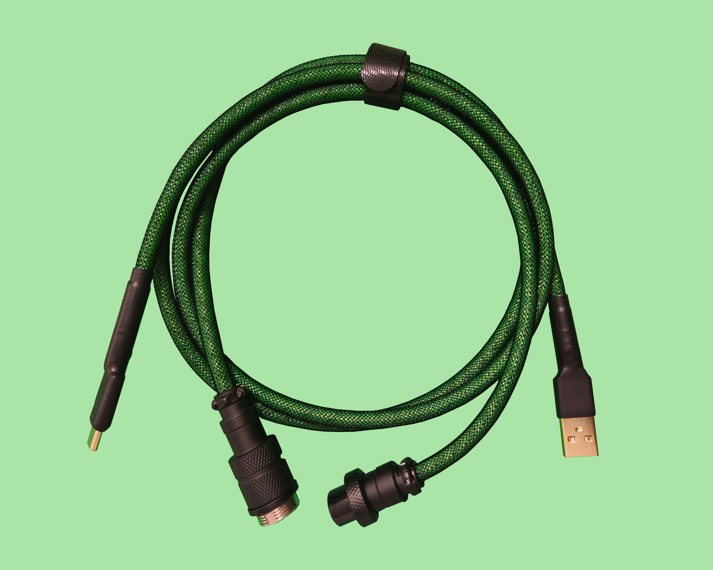 Cable Clavier Aviator Noir sur Vert 1,5 M