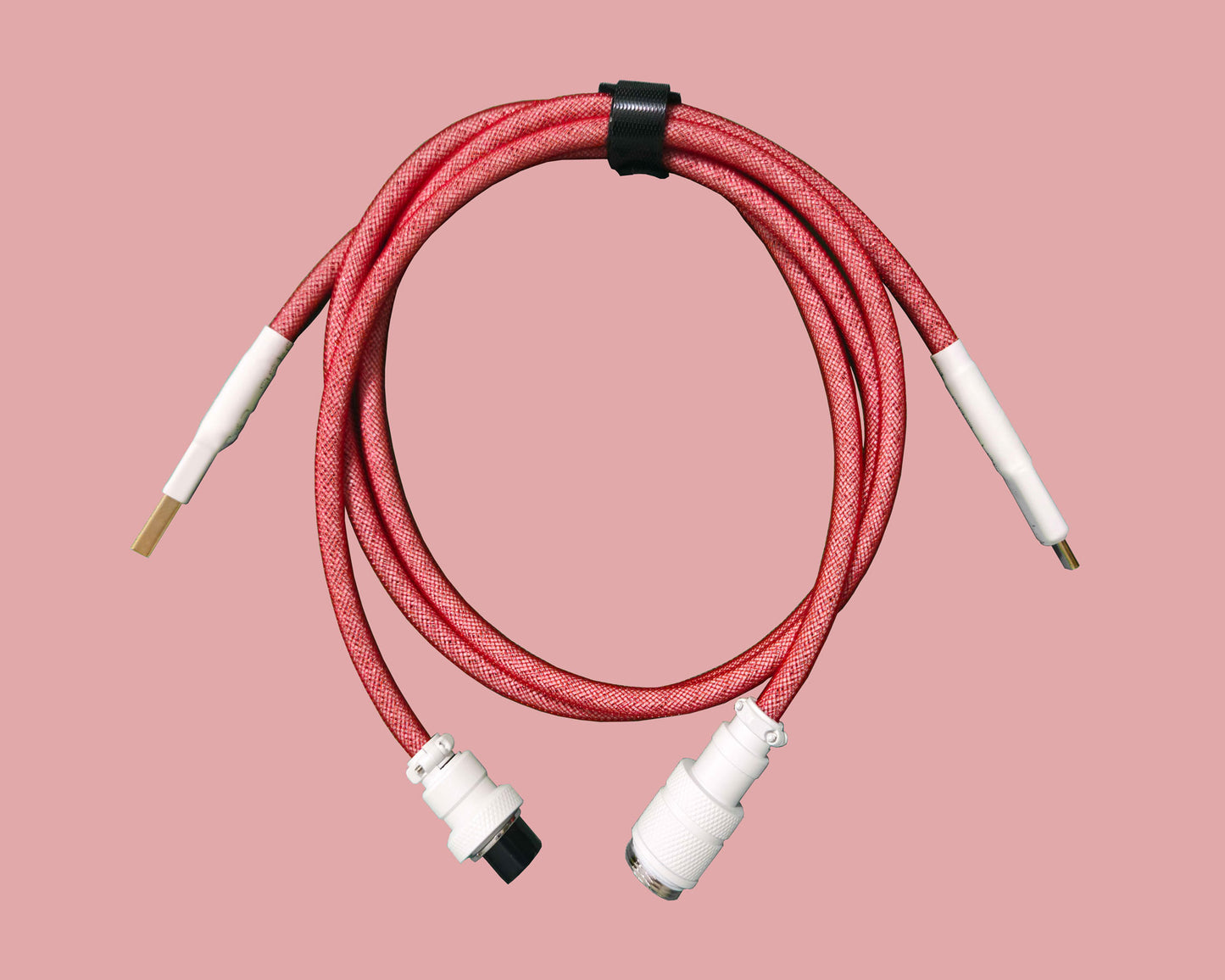 Cable Clavier Aviator Rouge sur Blanc 1,5 M