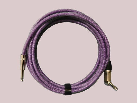 Cable Instrument BASS/ Guitare MONO 3 mètres VIOLET