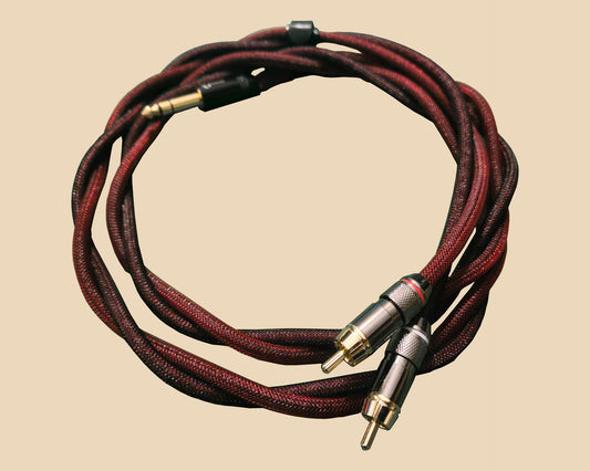 Cable audio RCA Rouge/noir Mix 1.5 M