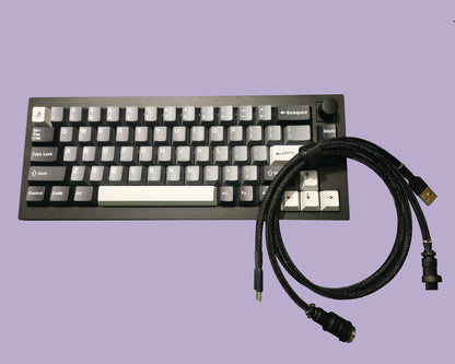 Cable Clavier Aviator Noir sur Noir 1,5 M